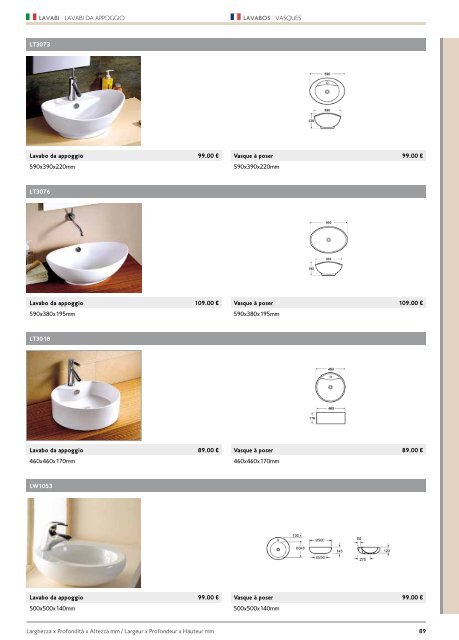 Catalogo/Listino Bagno-Wellness