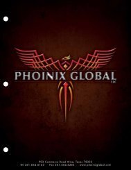 Phoinix Global Brochure - QUINCIE Oilfield Products