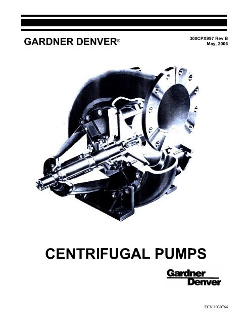 GARDNER DENVERÂ® - QUINCIE Oilfield Products