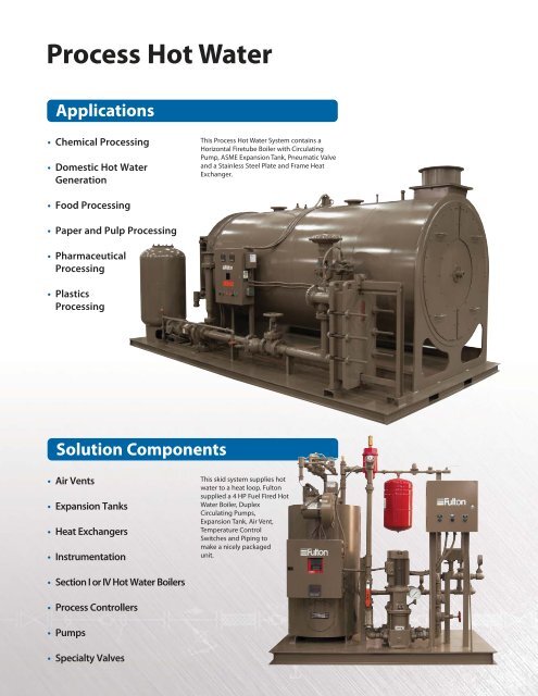Fulton Thermal Fluid Heater Engineering Brochure - RF MacDonald ...