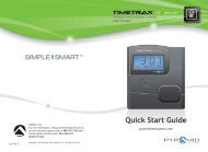 TimeTrax EZ Prox Quick Start Guide - Pyramid Technologies