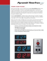 PYRAMID COUNT UP/DOWN - Pyramid Technologies