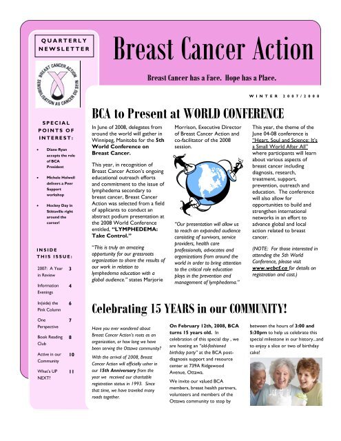 ootawa breast cancer action Top lesbian destinations