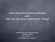 Laborwerte bei Nierenkranken - dialyse-la.de