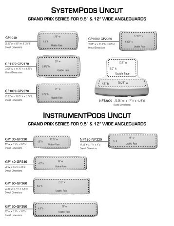 navpod dimensions - Yabonet Yachtshop