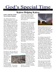 2012 Spring Newsletter.pub - Kairos