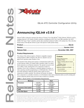 IQ Link v3.9.6 - Peek Traffic Corporation