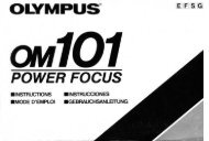 Page 1 OLYMPUS@ oM1O1 POWER FOCUS .INSTRUCTIONS ...
