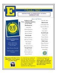 Shoreview October Newsletter - Euclid City Schools