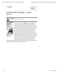 Lionel Loueke: Heritage â review - Unlimited Myles