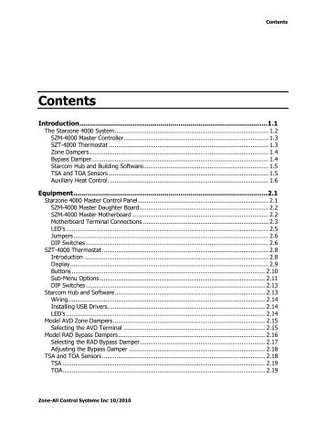 ZA4000 Manual.pdf - Zone-All Controls