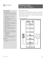 Faraday ARM Common Platform - Faraday Technology Corporation