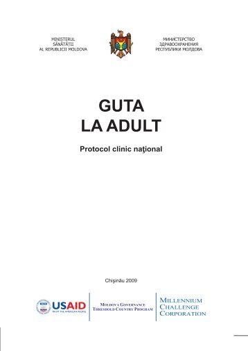 Protocol clinic naÅ£ional: âGuta la adultâ - Ministerul SÄnÄtÄÅ£ii