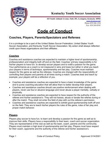 Dos Palos Youth Baseball Player & Parent code of conduct