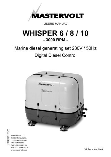 whisper 6 / 8 / 10 - 3000 rpm