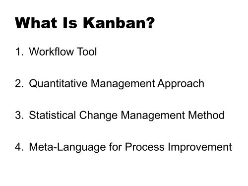 Designing a Kanban System - Agile Alliance