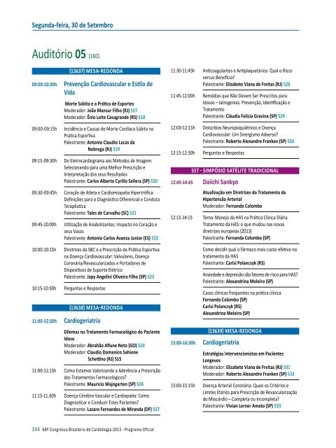 Download do Programa Final completo - 66 Congresso Brasileiro ...