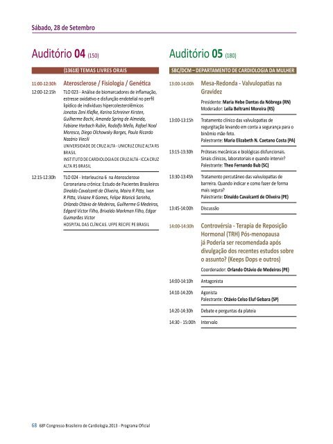 Download do Programa Final completo - 66 Congresso Brasileiro ...