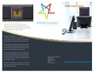 VLSI Internship Brochure - Mattozetta Technologies