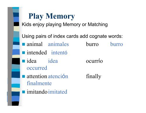 Cognates, Morphology, Similes and Metaphors