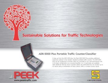 96-142-6A ADR-2000 Datasheet.qxp - Peek Traffic