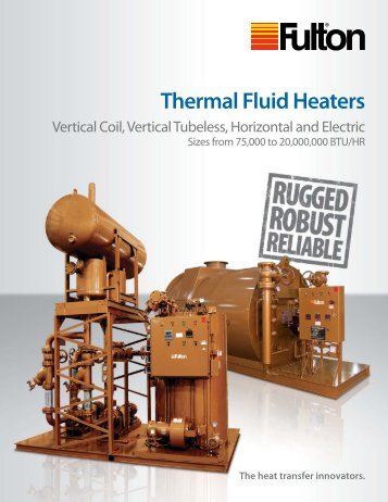 Fulton Thermal Fluid Heater Product Selection Brochure