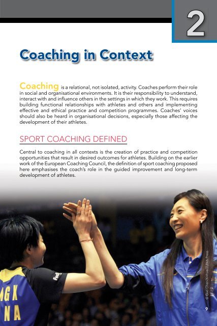 International Sport Coaching Framework â version 1.1
