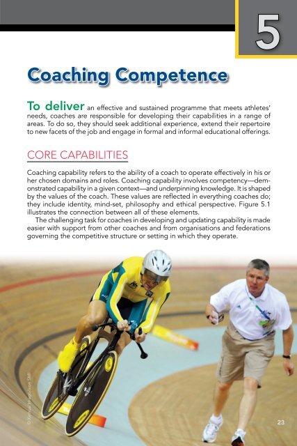 International Sport Coaching Framework â version 1.1