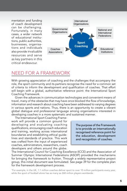 International Sport Coaching Framework â version 1.1