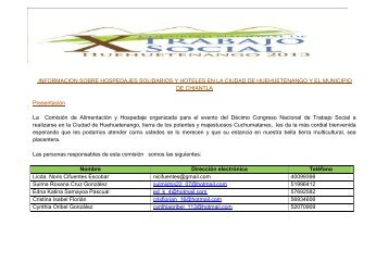 Lista de Hoteles y Hospedajes Huehuetenango - Escuela de ...