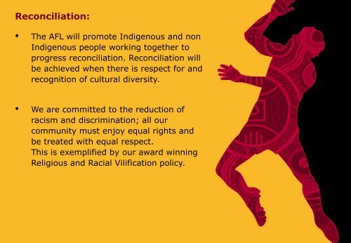 AFL Indigenous Framework - AFL Community