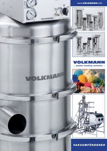 Vakuumförderer - Volkmann GmbH Vakuumtechnik Soest