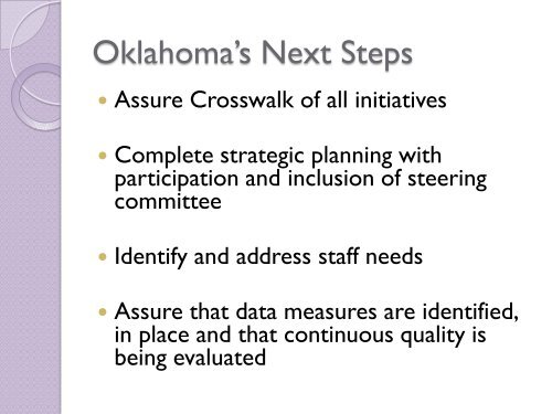 Creating a Trauma - Informed Child Welfare System The Oklahoma ...