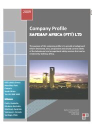 Company Profile - SAFEmap International