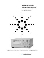 Agilent E8257D PSG Analog Signal Generator