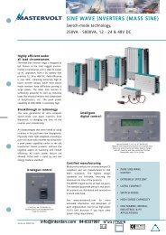 SINE WAVE INVERTERS (MASS SINE)