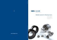 IMS Planetary Gearbox Catalogue - Drive Lines Technologies