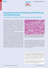 Asymptomatische Kreatinkinase-(Ck-)Erhöhung und Rhabdomyolyse ...