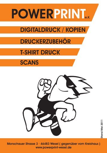 PDF-Preisliste - PowerPrint Wesel