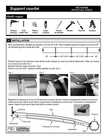 Mode d'installationAFsuport courbÃ©.cdr - Unicanvas