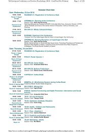 Session Overview Page 1 of 129 5th European Conference on ...