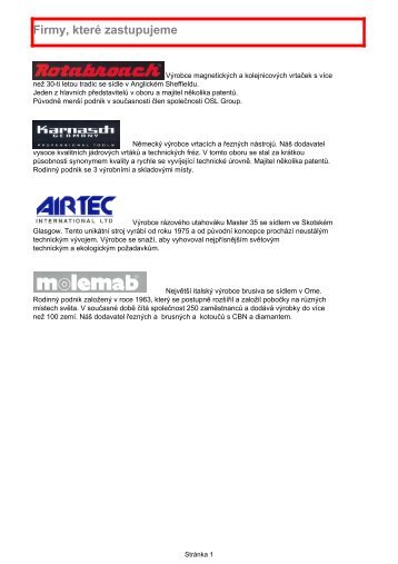 katalog - ARC-H Welding sro