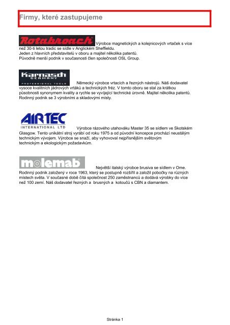 katalog - ARC-H Welding sro