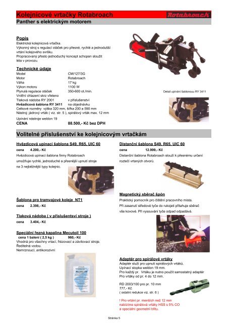 katalog - ARC-H Welding sro