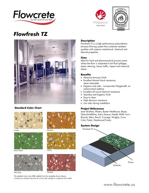 Flowcrete Color Chart