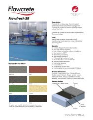 to download the Flowfresh SR Brochure - Industrial Epoxy Flooring ...
