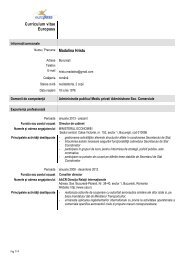 Curriculum vitae Europass - oil terminal