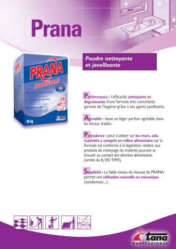 3292 Fiches prod. 222212 - Cleaning with Tana Professional.