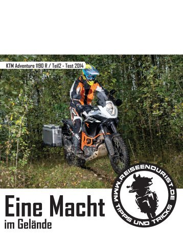 KTM Adventure 1190 R / Teil 2 - Test 2014