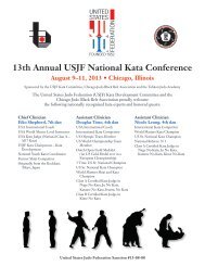 13th Annual USJF National Kata Conference - Kimura Judo Club
